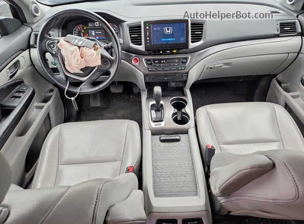 5FNYF6H89GB098231 2016 HONDA PILOT Синий Вид панели приборов