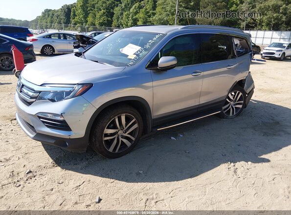 5FNYF6H90JB056773 2018 HONDA PILOT Gray Front left