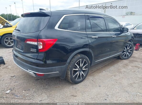 5FNYF6H92KB038986 2019 HONDA PILOT Черный Задняя правая четверть