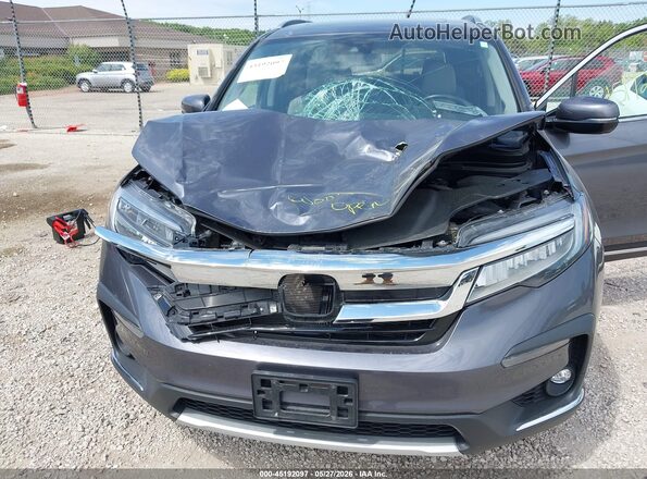 5FNYF6H92MB004808 2021 HONDA PILOT Gray Вид спереду