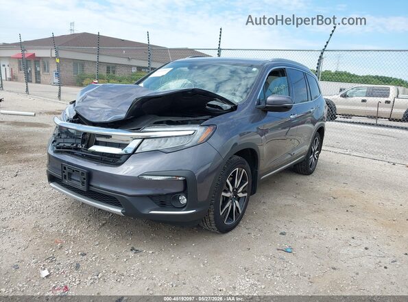 5FNYF6H92MB004808 2021 HONDA PILOT Gray Передня ліва чверть