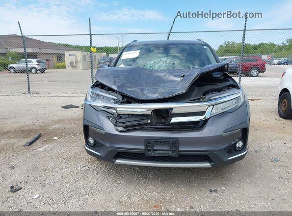 5FNYF6H92MB004808 2021 HONDA PILOT Gray Вид щитка приладів