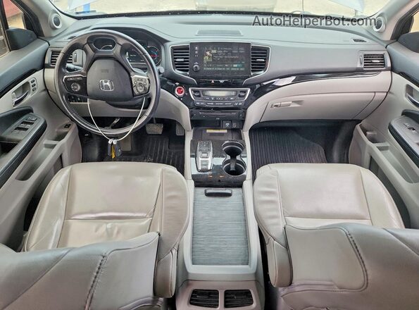 5FNYF6H96LB010058 2020 HONDA PILOT Silver Widok deski rozdzielczej