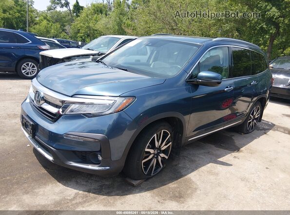 5FNYF6H96MB042512 2021 HONDA PILOT Gray წინა მარცხენა ხედი სამი მეოთხედიდან
