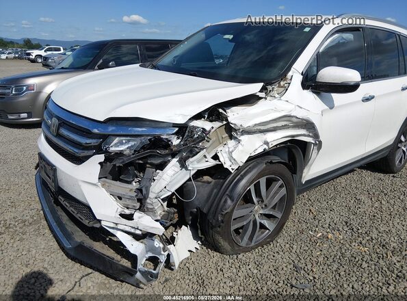 5FNYF6H97JB043793 2018 HONDA PILOT White Դիմացի տեսք