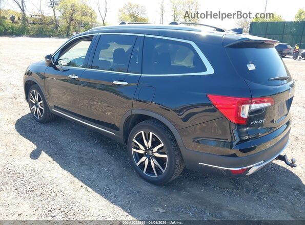 5FNYF6H98KB087917 2019 HONDA PILOT Черный Задняя левая четверть