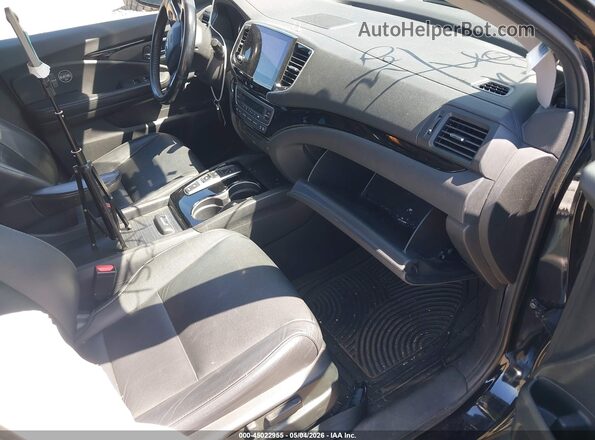 5FNYF6H98KB087917 2019 HONDA PILOT Черный Вид салона спереди