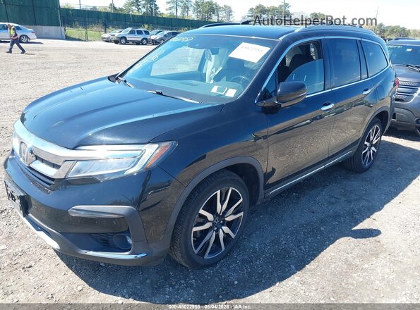 5FNYF6H98KB087917 2019 HONDA PILOT Черный Передняя левая четверть