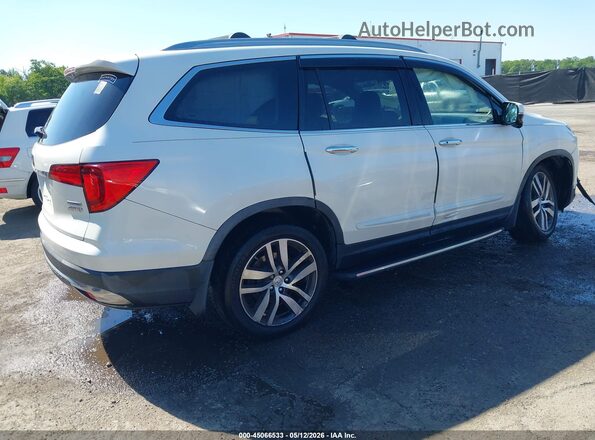 5FNYF6H9XHB088088 2017 HONDA PILOT White Задня права чверть