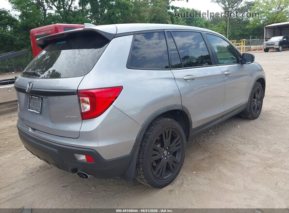 5FNYF7H21KB004031 2019 HONDA PASSPORT Gray Trasero derecho
