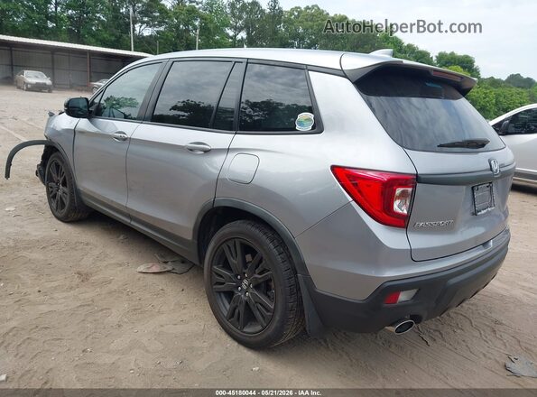 5FNYF7H21KB004031 2019 HONDA PASSPORT Gray Trasero izquierdo