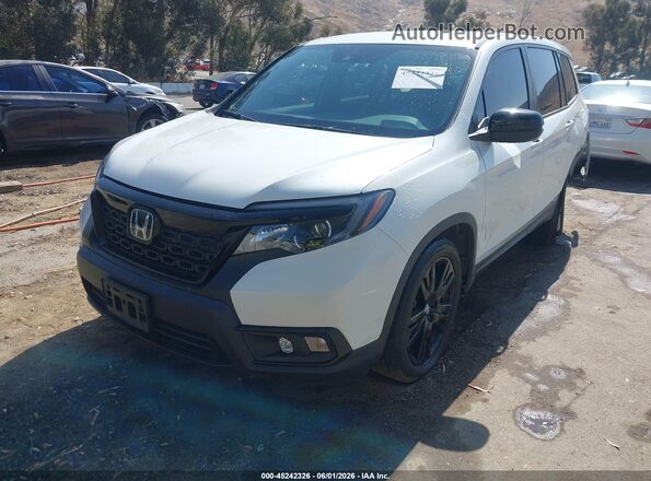 5FNYF7H22MB011802 2021 HONDA PASSPORT Белый Передняя левая четверть