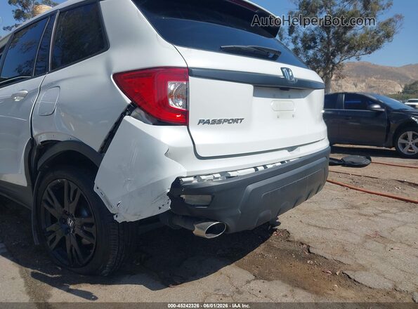 5FNYF7H22MB011802 2021 HONDA PASSPORT Белый Вид спереди