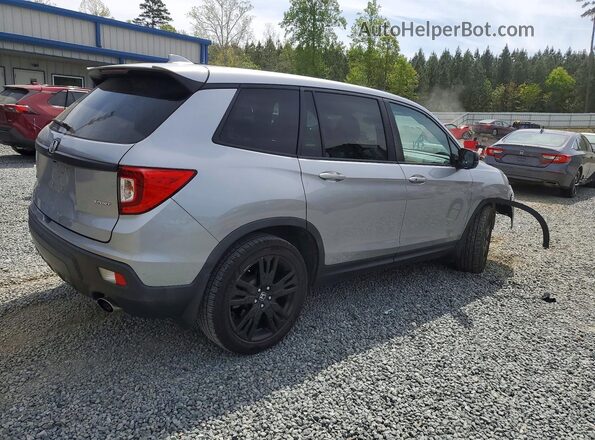 5FNYF7H26KB001139 2019 HONDA PASSPORT Silver Trasero derecho