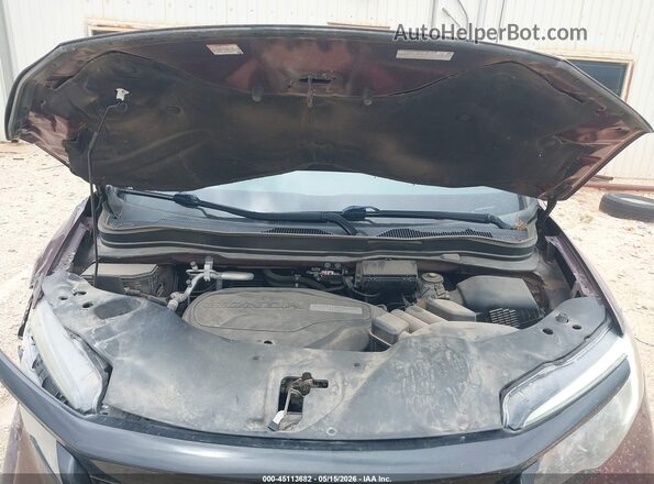 5FNYF7H50KB007366 2019 HONDA PASSPORT Темно-бордовый Вид сзади