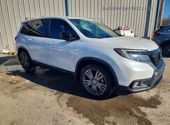 5FNYF7H50LB000404 2020 HONDA PASSPORT White Delantero derecho