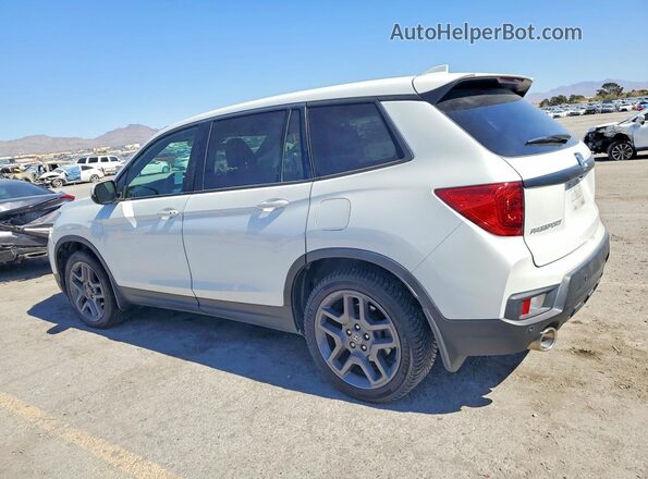 5FNYF7H50NB005542 2022 HONDA PASSPORT White Rear left