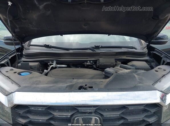 5FNYF7H52NB003372 2022 HONDA PASSPORT Black Вид ззаду