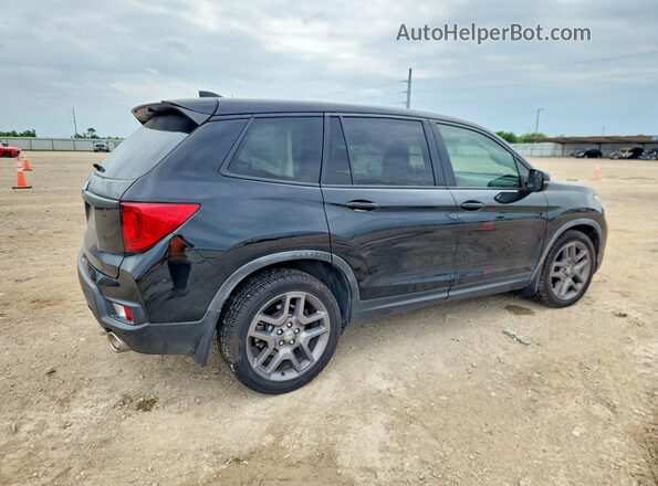 5FNYF7H53NB000254 2022 HONDA PASSPORT Черный Задняя правая четверть