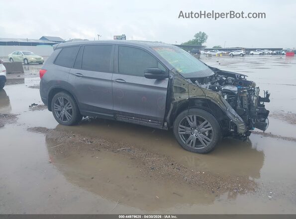 5FNYF7H54MB009477 2021 HONDA PASSPORT Gray სალონის 360-გრადუსიანი ხედი
