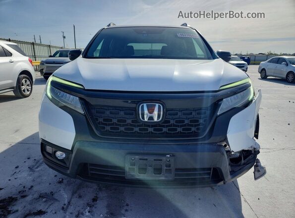 5FNYF7H90LB005136 2020 HONDA PASSPORT White წინა ხედი