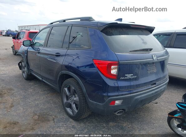 5FNYF7H95MB008387 2021 HONDA PASSPORT Navy Задняя левая четверть