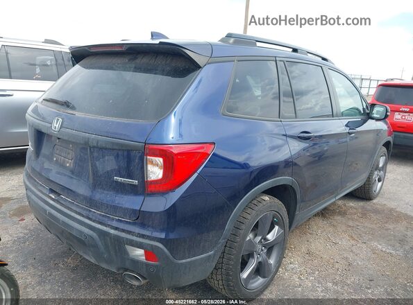 5FNYF7H95MB008387 2021 HONDA PASSPORT Navy Задняя правая четверть