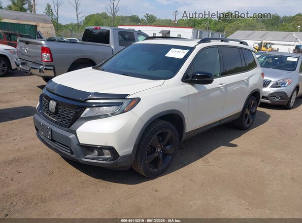 5FNYF8H05KB007891 2019 HONDA PASSPORT Белый Передняя левая четверть