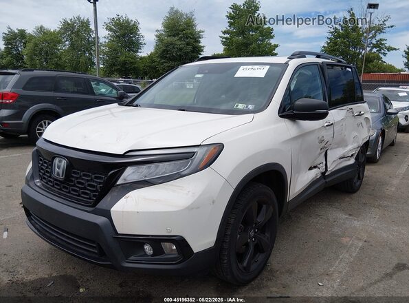 5FNYF8H06KB004806 2019 HONDA PASSPORT White Передня ліва чверть