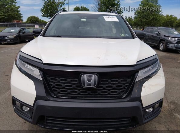 5FNYF8H06KB004806 2019 HONDA PASSPORT White Вид щитка приладів
