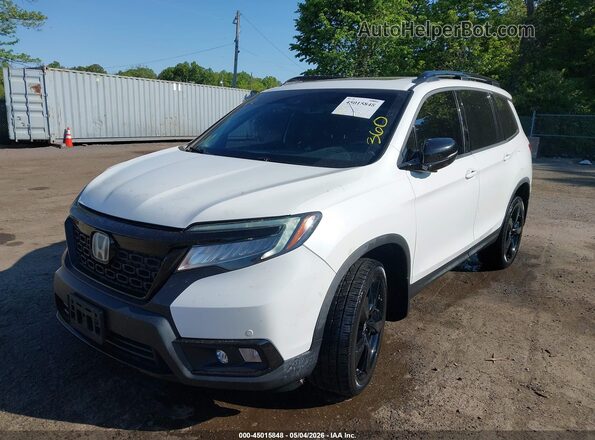 5FNYF8H06MB019633 2021 HONDA PASSPORT White Передня ліва чверть
