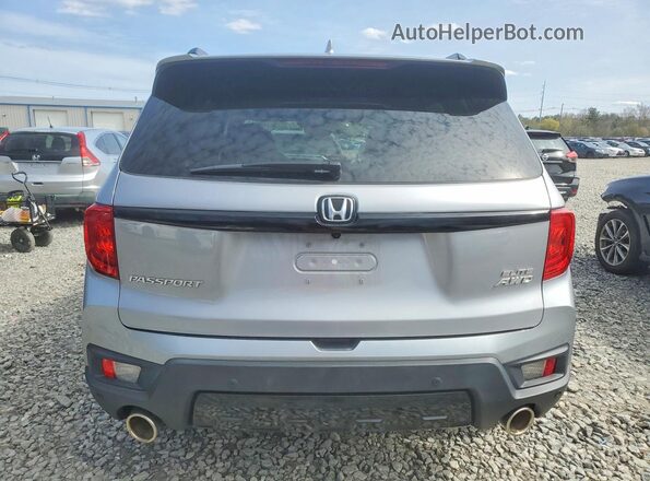 5FNYF8H07NB013776 2022 HONDA PASSPORT Silver Հետևի տեսք