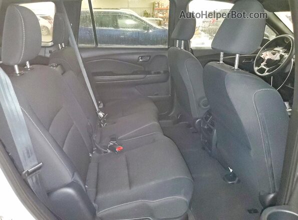 5FNYF8H2XKB023487 2019 HONDA PASSPORT Белый Вид задней части салона