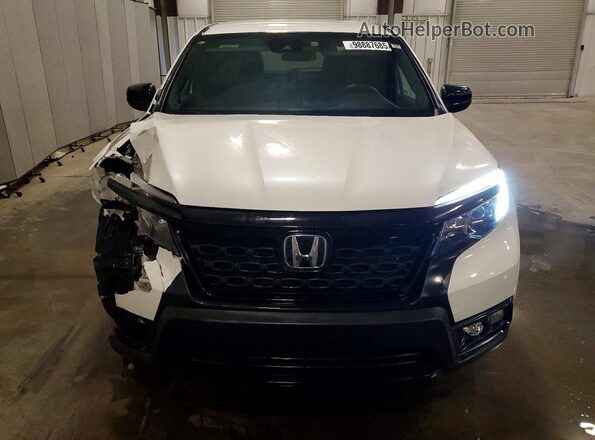 5FNYF8H2XKB023487 2019 HONDA PASSPORT Белый Вид спереди
