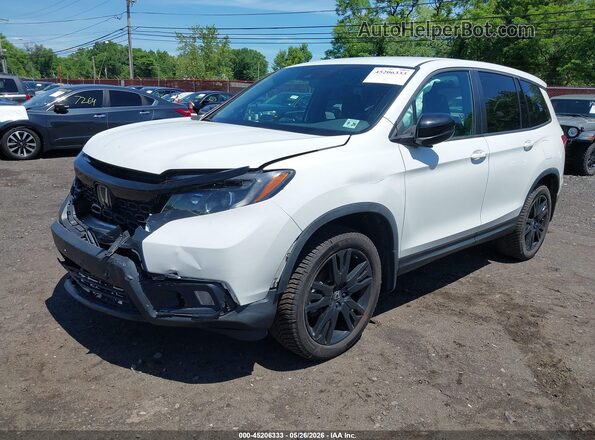 5FNYF8H2XMB034346 2021 HONDA PASSPORT White Front left