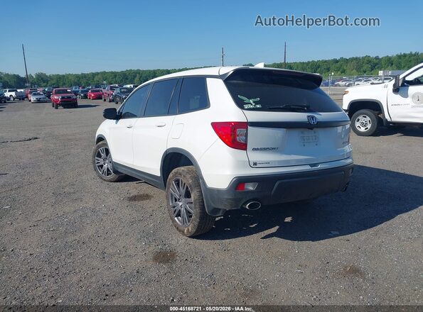 5FNYF8H50LB020478 2020 HONDA PASSPORT Белый Задняя левая четверть