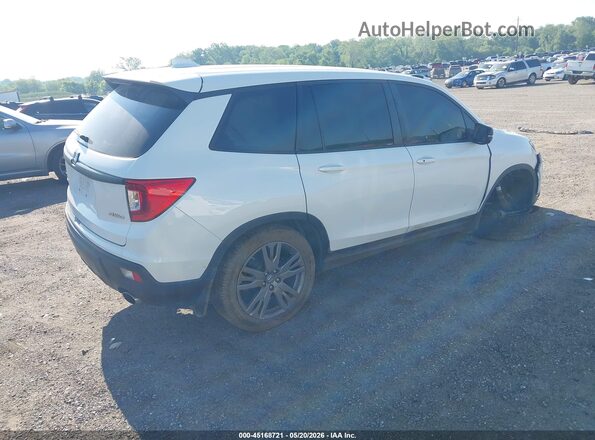 5FNYF8H50LB020478 2020 HONDA PASSPORT Белый Задняя правая четверть