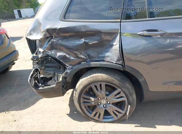 5FNYF8H52MB009502 2021 HONDA PASSPORT Gray Widok z przodu