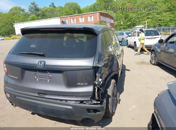 5FNYF8H52MB009502 2021 HONDA PASSPORT Gray Tył prawy