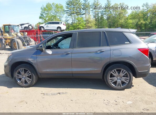 5FNYF8H52MB009502 2021 HONDA PASSPORT Gray Widok wnętrza 360 stopni
