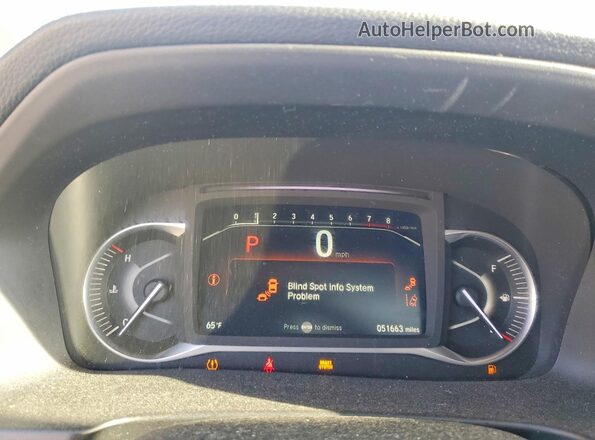 5FNYF8H52PB013909 2023 HONDA PASSPORT Black Widok zestawu wskaźników