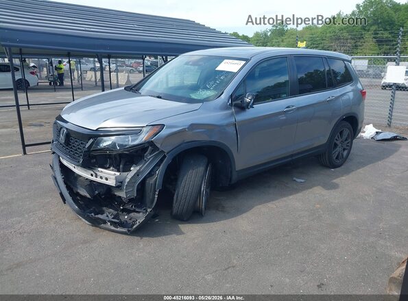 5FNYF8H54LB014585 2020 HONDA PASSPORT Silver Առջևի ձախ երեք քառորդ տեսարան