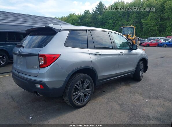 5FNYF8H54LB014585 2020 HONDA PASSPORT Silver Սալոնի հետևի տեսք