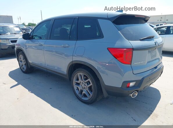 5FNYF8H56PB033709 2023 HONDA PASSPORT Blue Trasero izquierdo