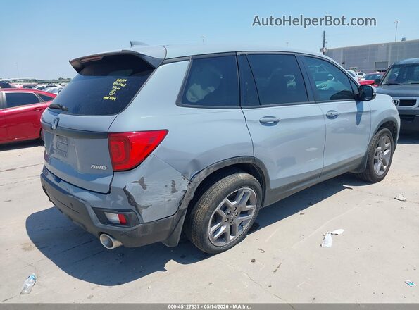 5FNYF8H56PB033709 2023 HONDA PASSPORT Blue Trasero derecho