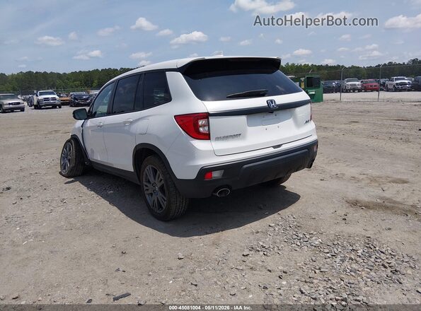 5FNYF8H5XLB007009 2020 HONDA PASSPORT White Trasero izquierdo
