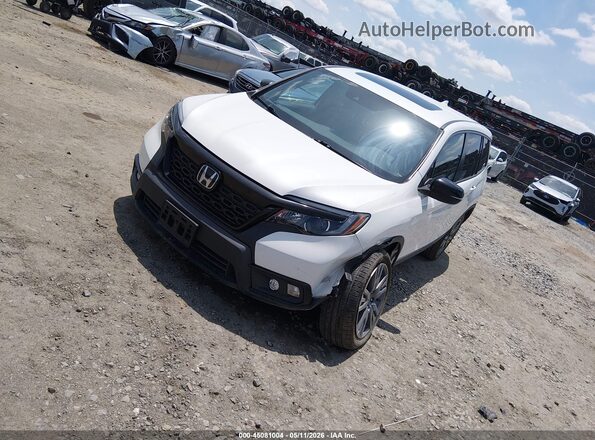 5FNYF8H5XLB007009 2020 HONDA PASSPORT White Vista tres cuartos delantera izquierda