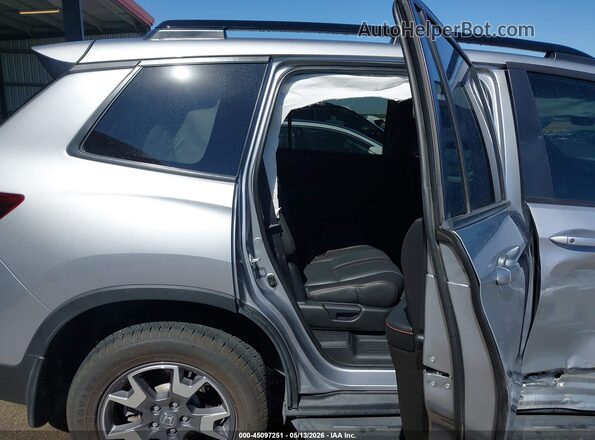 5FNYF8H60NB012540 2022 HONDA PASSPORT Silver Вид наклейки з VIN-кодом