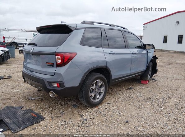 5FNYF8H66PB009645 2023 HONDA PASSPORT Blue უკანა მარჯვენა