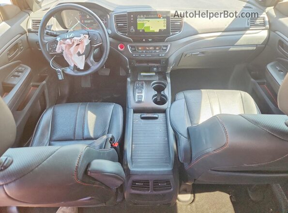 5FNYF8H67PB041357 2023 HONDA PASSPORT Gray Dashboard view